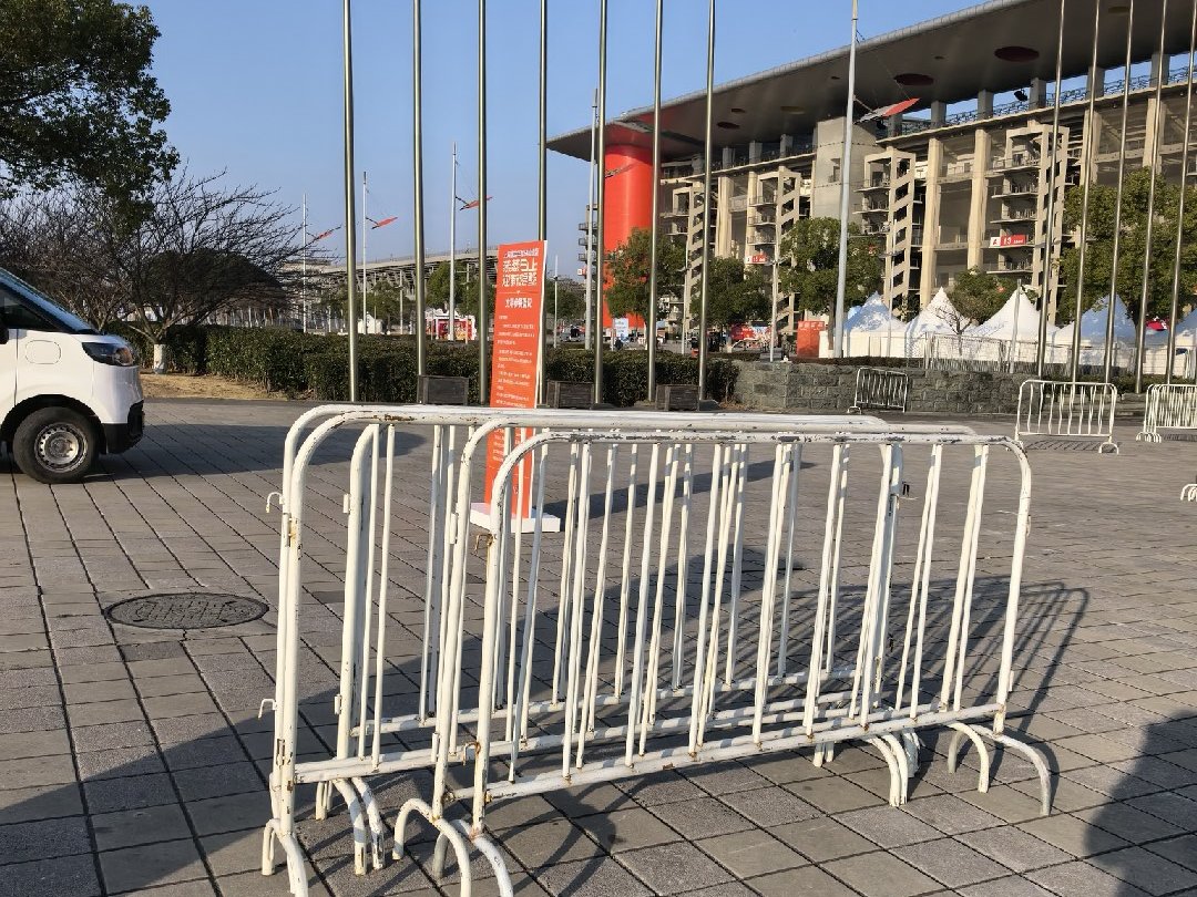 铁马A字板租赁现场实拍 上海畅好广告
