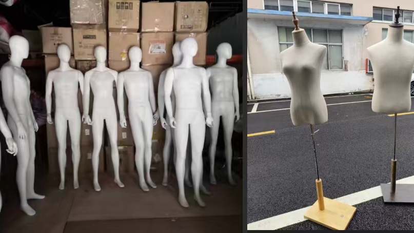 假人模特租赁 麻布包布人台 服装展会陈列 上海